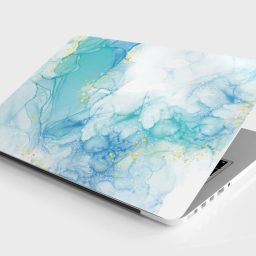 DWELLSINDIA Marble Skin for Laptops Upto 15.6 Inch (HD Quality, Aqua) Vinyl Laptop Decal 15.6-image-33