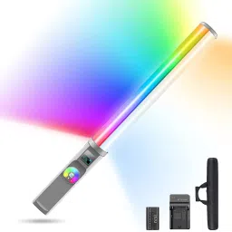 IMMUTABLE RGB LED Light Wand with Remote for Photo & Video Shoot L46 2400 lx Camera LED Light image 2