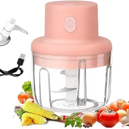 The Whimsify Store USB Rechargeable Garlic, Meat & Vegetable Chopper Electric Vegetable Chopper-picture-25