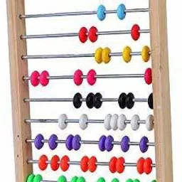 Abacus Toy Calculation Shelf-Educational Abacus for Kids to Count, Add & Subtract with Colorful Beads, Learning Toy for Kids-image-1