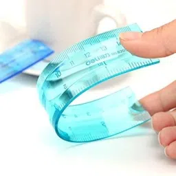 softsolutions Super Flexible Unbreakable 15Cm Ruler/Scale for Multi Purpose Ruler image 2