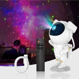 Astronaut Projector Lamp Projection LED Night Light Cartoon Spaceman Table Lamp Shower Laser Light-11