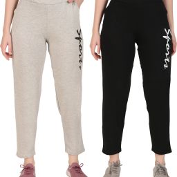 Pack of 2 Women Printed Multicolor Track Pants-image-27