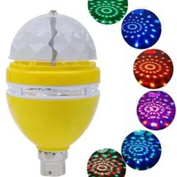 ™ Rotating Bulb Magic Disco LED Light for Party Crystal Stage Light Single Disco Ball-15