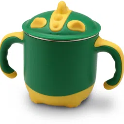 Stainless Steel Interior Toddler Sippy Cup – BPA-Free Training Cup with Handles-image-23