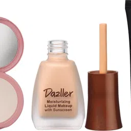 Face Makeup Essentials - Cream - Foundation,12ml + Compact,9g + Primer,10g-4