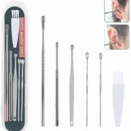 Ear Wax Cleaner Ear Cleaning Tools kit Stick Set Spring Curette Earwax Remover-image-82