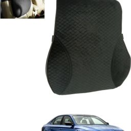Black Velvet Car Pillow Cushion for Skoda-image-41