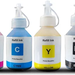 wetech Dcp- T300 / T500W / T700W ( Premium Quality Ink ) Set Compatible Ink for Brother Printer Ink Bottle BT6000BK BT5000 T300 T500 T700W T800W (Magenta, Cyan, Black, Yellow) Black + Tri Color Combo Pack Ink Cartridge-image-48