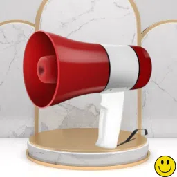 Handheld Megaphone with Siren, Microphone & Rechargeable for Outdoor EventsB348 Megaphone Portable Megaphone Siren Loudspeaker Function &Long Battery BackupE348 Outdoor PA System-29