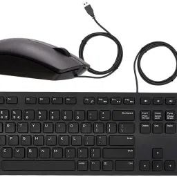 DELL Wired Keyboard KB216 & Wired Optical Mouse MS116 Combo (Zb_03) Combo Set-1