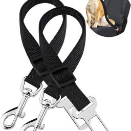 Small Pet Car Seatbelt Leash Adjustable Car Travel Pet Seat Belt-image-6