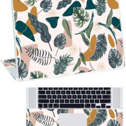 Inkykart Floral D34 Top+Wrist Pad Vinyl Laptop Skin/Sticker/Cover vinyl Laptop Decal 15.6-image-77