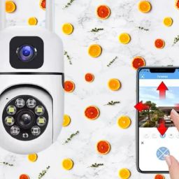 PERAMISYM 4MP HD Dual Lens WiFi Camera with Motion Alerts, 2-Way Audio & Night Vision Security Camera-image-31