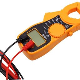 Clamp Meter MT-87 Multimeter LCD Digital Clamp Meter Auto-Ranging Multimeter Voltmeter Orange Digital Multimeter-27