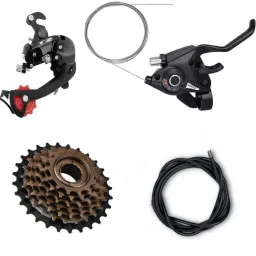 Bicycle 7 Speed Gear Set With Freewheel Derailleur Mountain Bike, Racing Bike, Road Bicycle Wheel-picture-23