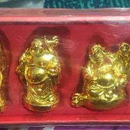 Laughing Buddha Set of 6 Feng Shui/Vastu Gift for Wealth Success Decorative Showpiece - 5 cm-image-75