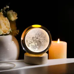 Crystal Ball Lamp for Home Decoration LED 3D Moon Crystal Ball Night Light Night Lamp-25