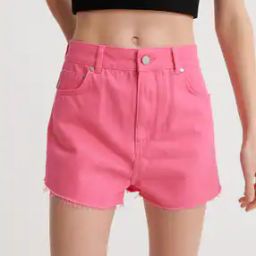 Ruby Cut-Off Shorts with Frayed Hems-image-12