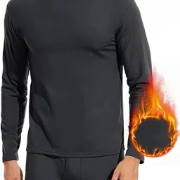 Kevat Gems JBI OSWAL Men'sBlended BodyWarmer Upper Top Thermal (Black) Men Top Thermal-image-15