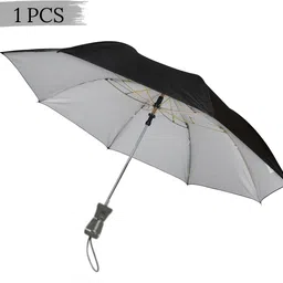 amaco Black Umbrella 2 fold Auto Open Polyester Umbrella UYH 26 Umbrella-picture-18