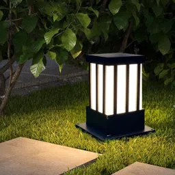KIN- Jail Gate Light for Home gate/gate lamp/gate Lamps for Outdoor Waterproof/Outdoor gate Light/gate Pillar Lights for Outdoor for Stairs, Boundries, Pillar, Garden, (Bulb Not Included), Pack of 1 Gate Light Outdoor Lamp-image-1