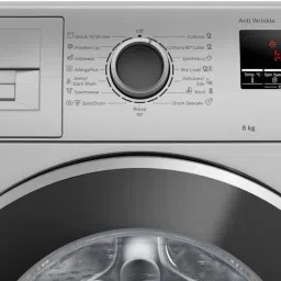 bosch 8 kg 1200RPM Fully Automatic Front Load with In-built Heater Grey image 3