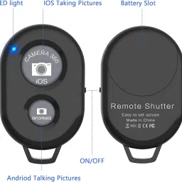 INDRAMANSHA Wireless Selfie Remote Pack-2 for iPhone/Android Camera Photos and VideosCamera Remote Control image 3