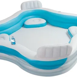 wim Center Family Lounge Pool with Pump Combo Inflatable Swimming Pool-30