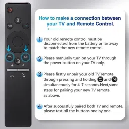 Tech Vibes Samsung G1800 Tv Remote Remote Control Compatible with Samsung TV Smart 4K LED BN59-01312F with Voice Samsung Tv Remote Controller image 3