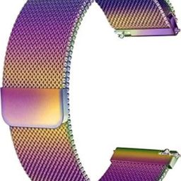 Senix 20MM Stainless Steel Magnetic Strap Band for Samsung Watch (42MM)/ Active/Active 2/ Gear Sport, Amazfit BIP/Lite, Ticwatch 2, Moto 360 Watch, LG Watch Sport 20 mm Stainless Steel Watch Strap-image-28