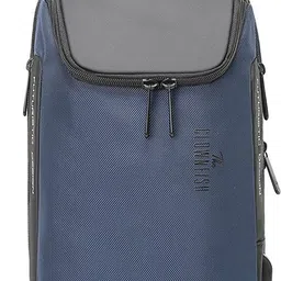 the clownfish Blue Men & Women Sling Bag Waterproof Password Zipper Lock Crossbody Bag Shoulder Bag Sling Bag (Blue)-picture-22