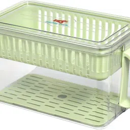 Fridge Organizers Storage Box Plastic Fruit & Vegetable Basket-image-44