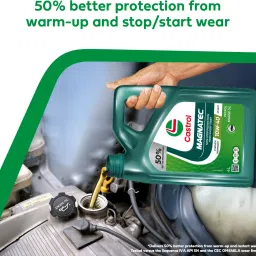 castrol Magnatec 10W-40 API SN Part Synthetic Full-Synthetic Engine Oil image 3