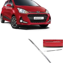 Stainless Steel Trunk Garnish Glossy Hyundai i10 Rear Garnish-image-23