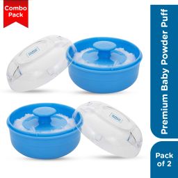 meemee Soft-Feel Powder Puff with with Box Holder Container for New Born and Kids-picture-48