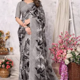 Dyed Daily Wear Georgette Saree-image-85
