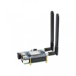 Waveshare EM06-E LTE Cat-6 HAT for Raspberry Pi, Dual Antennas LTE-A, Multi Regions Multi Band, GNSS-11