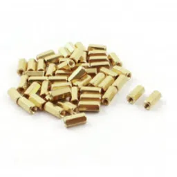 M4 X 10 mm Female-Female Brass Hex Threaded Pillar Standoff Spacer - 2 Pieces pack-image-17
