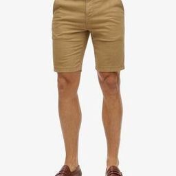 Men Vintage Officer Regular Fit Cotton Chino Shorts-image-78