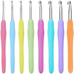 8 Pcs Crochet Hooks Set, Small Crochet Hooks,Lace Crochet Hooks Set-14
