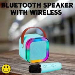 FRONY K12 (PORTABLE BLUETOOTH DESKTOP SPEAKER)With Karaoke Mic RGB Light, HD SoundA190 10 W Bluetooth Laptop/Desktop Speaker-image-28