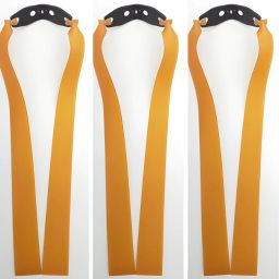 3 Pcs of 24CM Length Fast Rebound Replacement Catapult Flat Rubber Band Slingshot-image-66