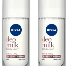 Deo Milk Beauty Elixir Sensitive Deodorant Roll on Each 40mlPack of 2 Deodorant Roll-on - For Women-image-97