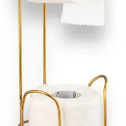 Multipurpose Free Standing Toilet Paper With Accessory Basket/Toilet Paper Stand Iron Toilet Paper Holder-image-29