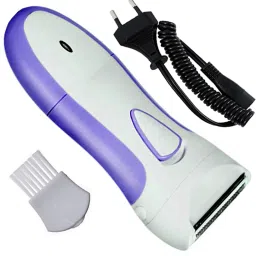 KMIE 2in1 Women Lady Rechargable Waterproof Hair Trimmer Epilators Foil Shaver AXXE-B Cordless Epilator-image-44