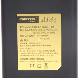 Picmaa LPE-10 dual type c charger with LCD Display Camera Battery Charger image 2
