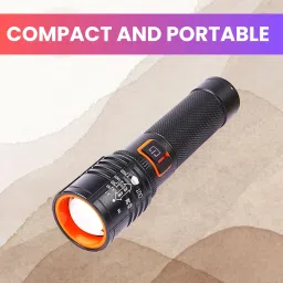 Rechargeable Torch Light, Telescopic Zoom, Ultra Bright LED Flashlight G245 Torch-image-26