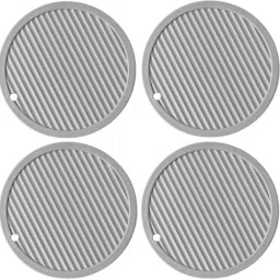 Pvc Cosater C-A Round_Cream_4,Pack of 4 Silicone Trivet-18