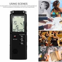 Ervmtech Mini Small Spy Digital Dictaphone Voice Audio Recorder for for Lectures Meetings 16 GB Voice Recorder image 4